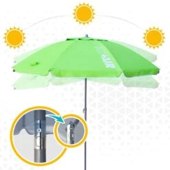 Sombrilla Playa Antiviento Ø200 Cm C/mástil Reclinable Y Protección UV50 Aktive 14 Sombrilla Playa Antiviento Ø200 Cm C/mástil Reclinable Y Protección UV50 Aktive -OUTSUNNY TIENDA f72665f9fd620103b1cf3f7f7729e1b990a479bc dc0926a34fc04f0e8bee91589dba2a6a