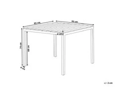 Mesa De Jardín Gris 95x95 Cm PRATO 12 Mesa De Jardín Gris 95x95 Cm PRATO -OUTSUNNY TIENDA f74e82ee4048cf5e6a64e90945cbb12dd4f26601 1b3ec0680f9749c6806eca5a61868cff