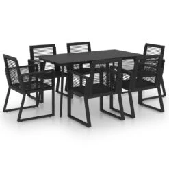 Juego De Comedor Para Jardín 7 Piezas Ratán PVC Negro VidaXL 9 Juego De Comedor Para Jardín 7 Piezas Ratán PVC Negro VidaXL -OUTSUNNY TIENDA f82d4828ec2599cd0cd1ba331e5b6408c8dceb03 02128d4cd8694c2db436007c3dfcc0dc