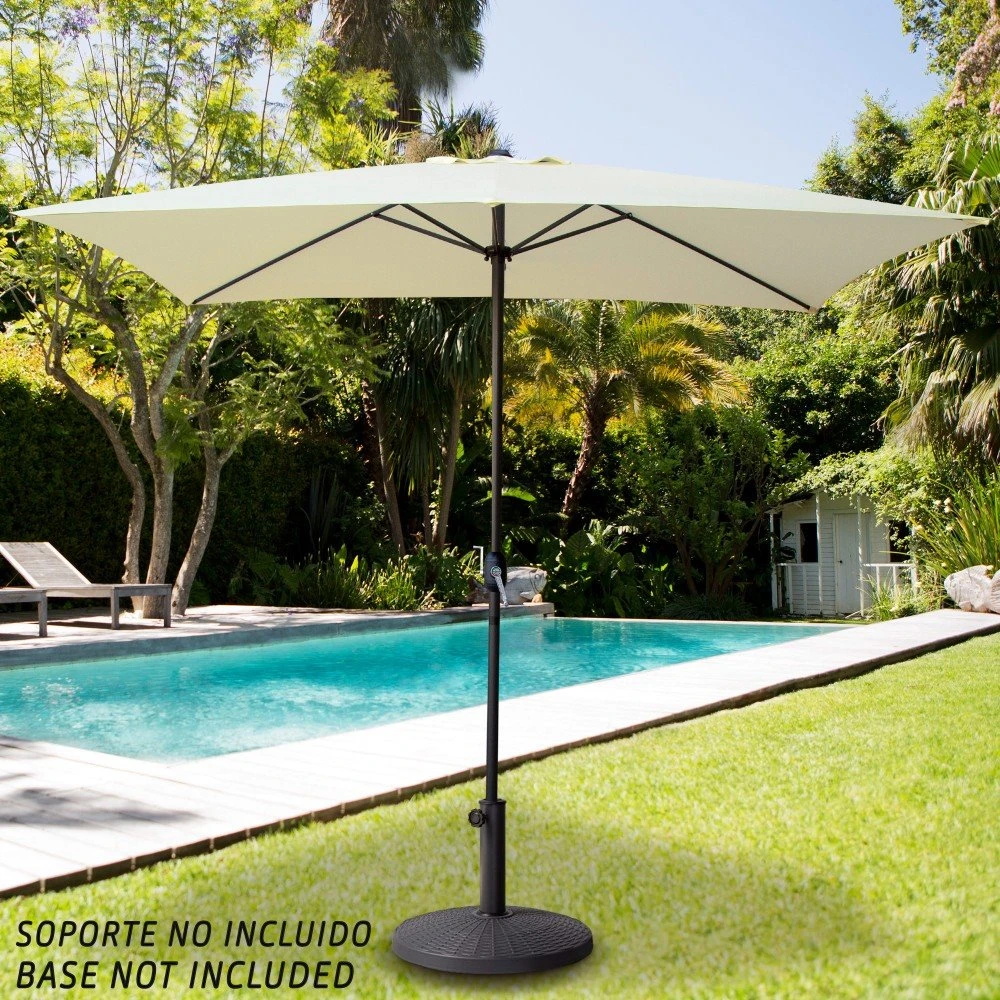 Sombrilla Para Jardín Cuadrada 270x270 Cm Inclinable Aktive 8 Sombrilla Para Jardín Cuadrada 270x270 Cm Inclinable Aktive - Imagen 6