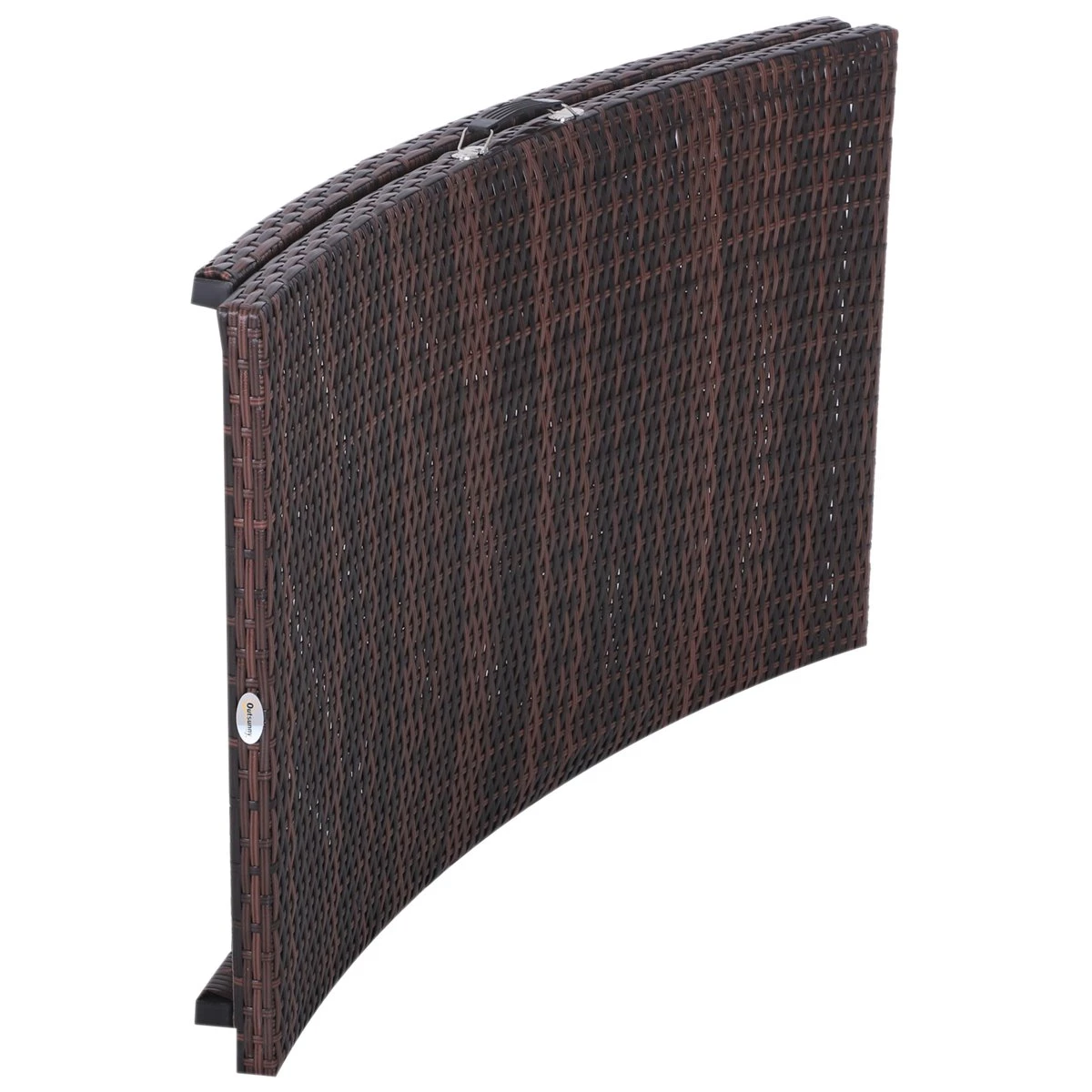 Outsunny Set De 2 Tumbonas 196x61x53cm Con Mesita Plegable 40x40x40cm De Ratán Para Jardín Exterior Con Cojines Beige Y Marrón 13 Outsunny Set De 2 Tumbonas 196x61x53cm Con Mesita Plegable 40x40x40cm De Ratán Para Jardín Exterior Con Cojines Beige Y Marrón - Imagen 11