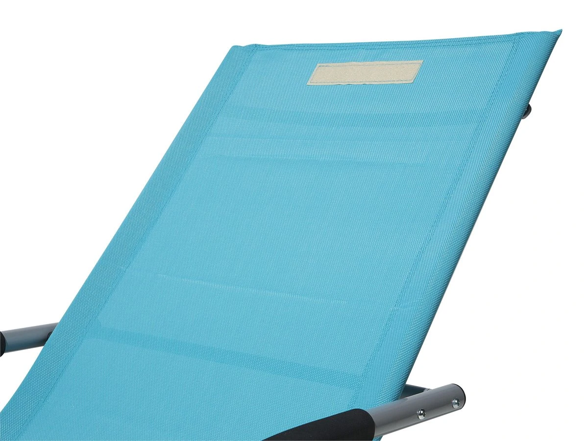 Tumbona De Jardín Mecedora Azul CARANO 12 Tumbona De Jardín Mecedora Azul CARANO - Imagen 10