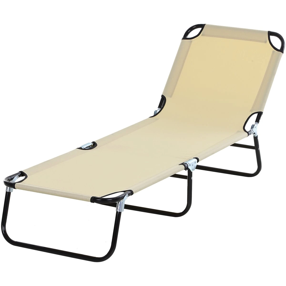 Outsunny Tumbona Plegable Reclinable Con Ángulo Ajustable De 5 Posiciones Para Jardín Exterior Piscina Terraza Camping Carga 120 Kg 190x56x28 Cm Beige 3 Outsunny Tumbona Plegable Reclinable Con Ángulo Ajustable De 5 Posiciones Para Jardín Exterior Piscina Terraza Camping Carga 120 Kg 190x56x28 Cm Beige