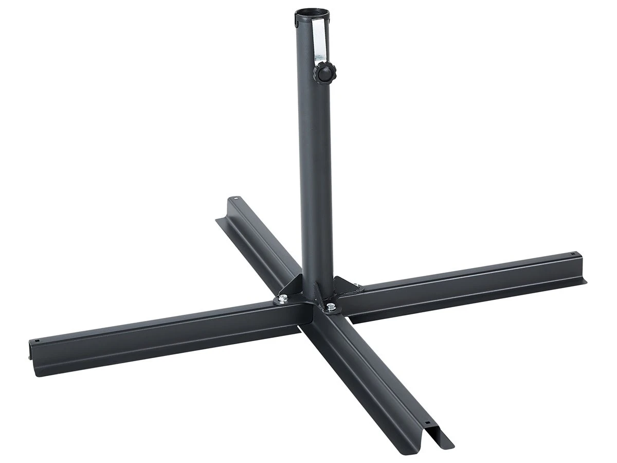 Base Para Sombrilla De Metal Negro 100 Cm VICCHIO 6 Base Para Sombrilla De Metal Negro 100 Cm VICCHIO - Imagen 4